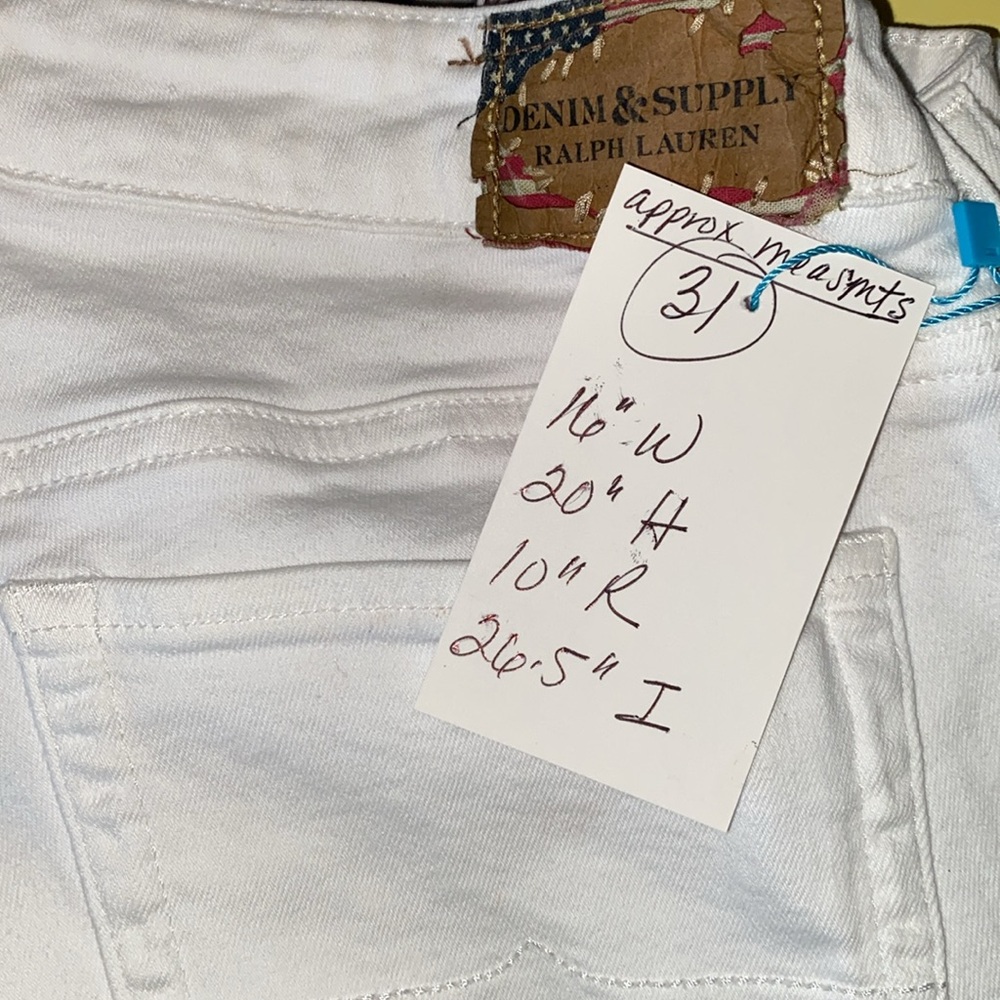 Ralph Lauren • Cropped Skinny Jeans w Raw Hem - Picture 8 of 8